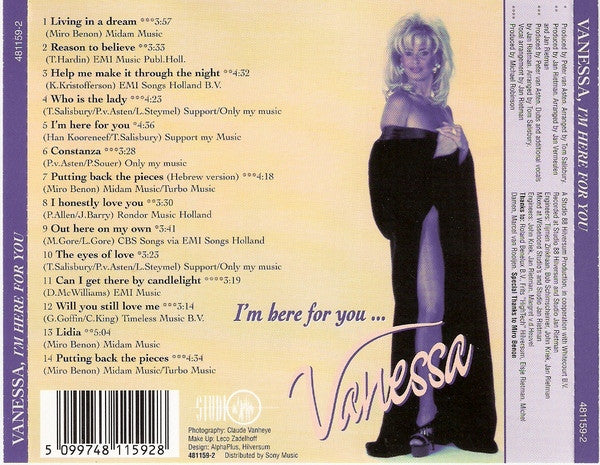 Vanessa (2) : I'm Here For You ... (CD, Album)