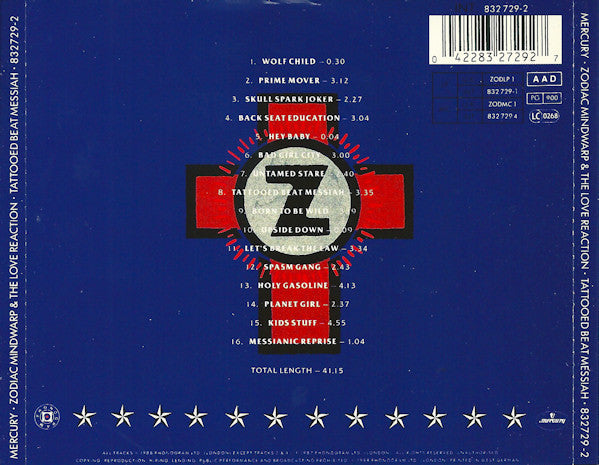 Zodiac Mindwarp And The Love Reaction : Tattooed Beat Messiah (CD, Album)