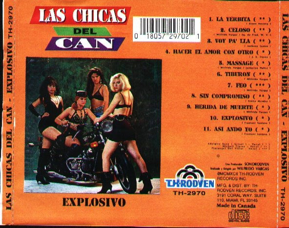 Las Chicas Del Can : Explosivo (CD, Album)