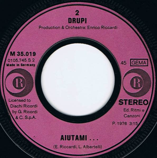 Drupi (2) : Sambariò (7", Single)