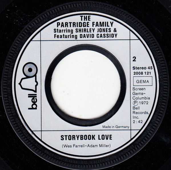 The Partridge Family Featuring David Cassidy : Looking Thru The Eyes Of Love (7", Single)