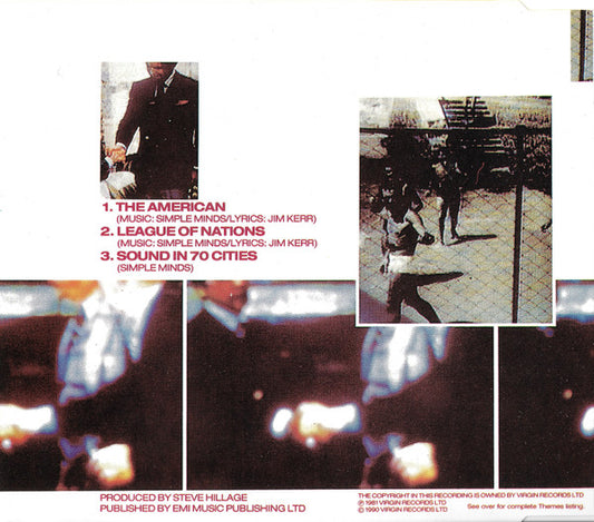 Simple Minds : The American (CD, EP, RE, RP)