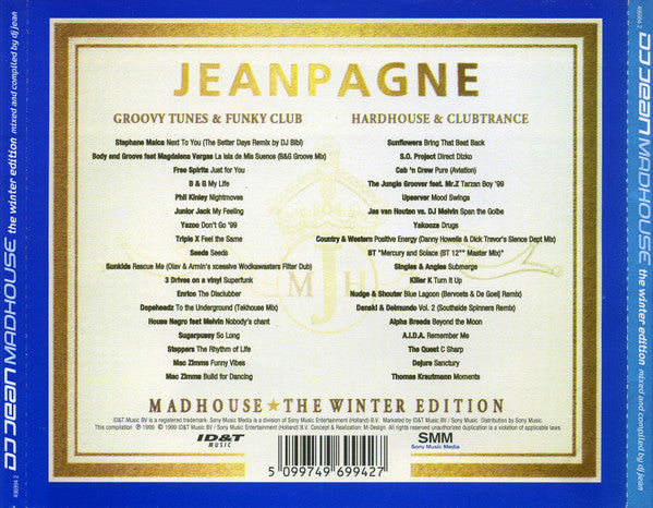 DJ Jean : Madhouse - The Winter Edition (2xCD, Mixed)