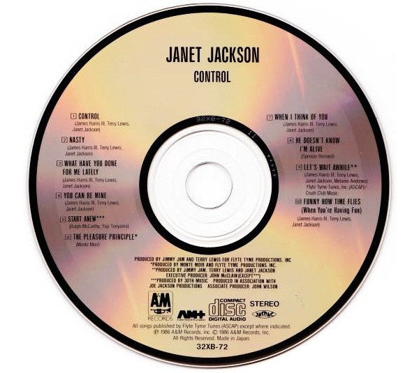 Janet Jackson : Control (CD, Album)