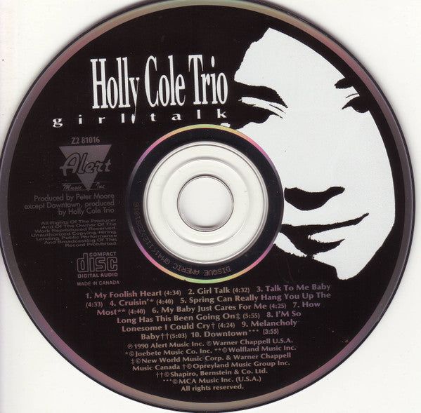 Holly Cole Trio : Girl Talk (CD, Album)