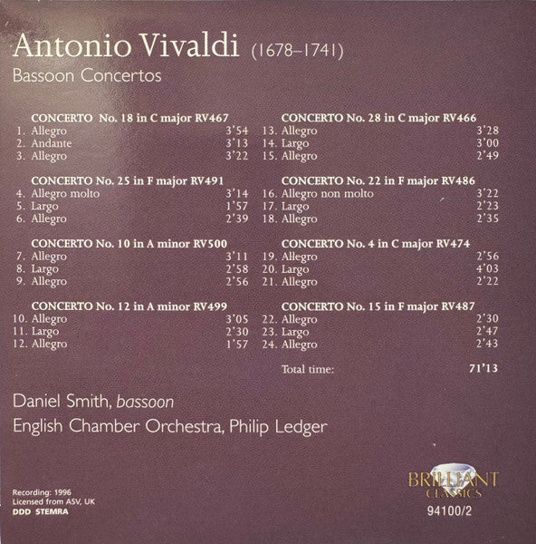 Tomaso Albinoni, Vincenzo Bellini, Bernhard Henrik Crusell, František Vincenc Kramář - Krommer, Alessandro Marcello, Johann Melchior Molter, Wolfgang Amadeus Mozart, Louis Spohr, Antonio Vivaldi : Wind Concertos (10xCD)