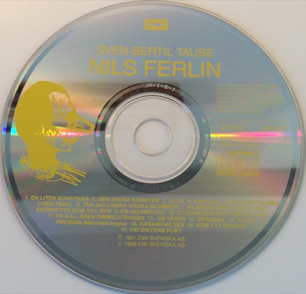 Sven-Bertil Taube : Nils Ferlin (CD, Album, RE)