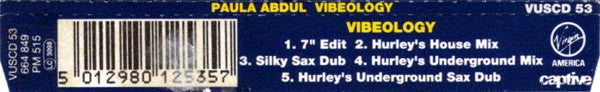 Paula Abdul : Vibeology (CD, Single)