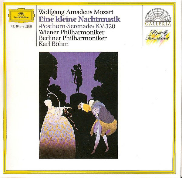 Wolfgang Amadeus Mozart - Wiener Philharmoniker, Berliner Philharmoniker, Karl Böhm : Eine Kleine Nachtmusik / »Posthorn-Serenade« KV 320 (CD, Album, RE, RM)