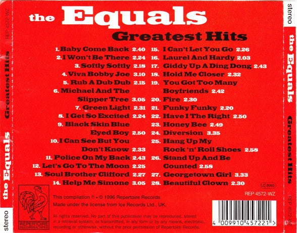 The Equals : Greatest Hits (CD, Comp)