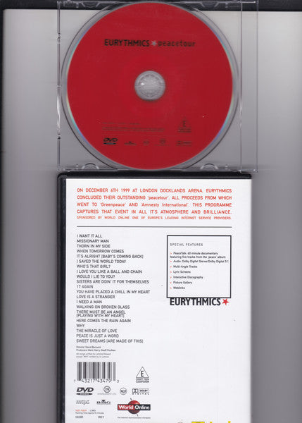 Eurythmics : Peacetour (DVD-V)