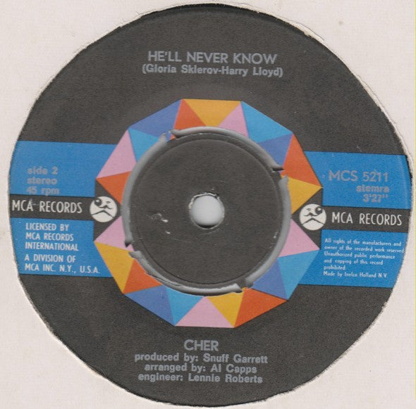 Cher : Gypsys Tramps & Thieves (7", Single)