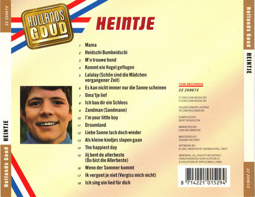 Heintje : Heintje (CD, Comp)