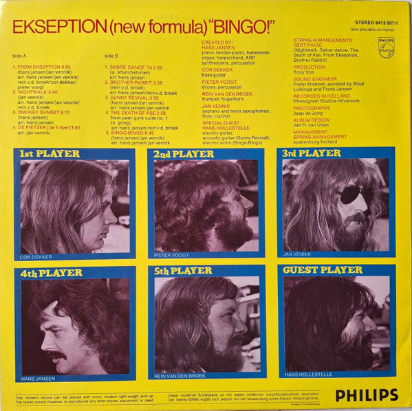 Ekseption : Bingo (LP, Album)
