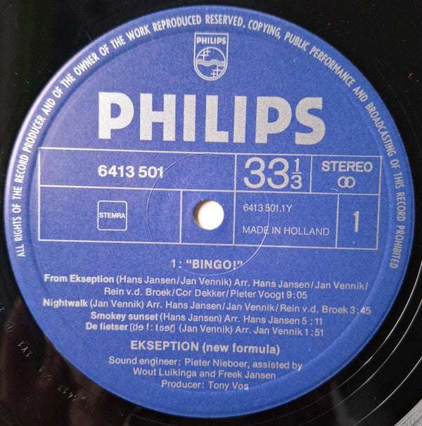 Ekseption : Bingo (LP, Album)