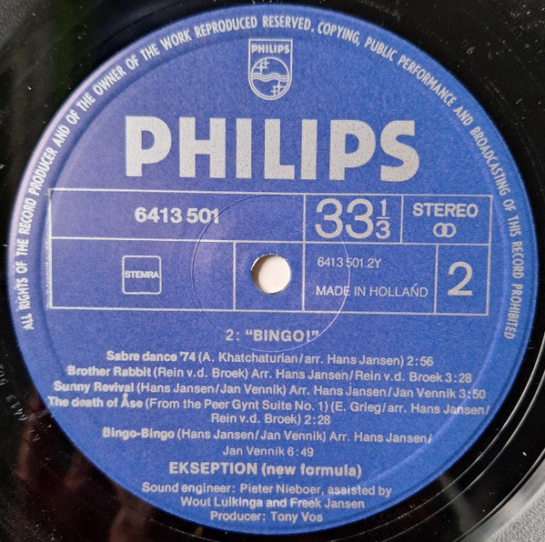 Ekseption : Bingo (LP, Album)
