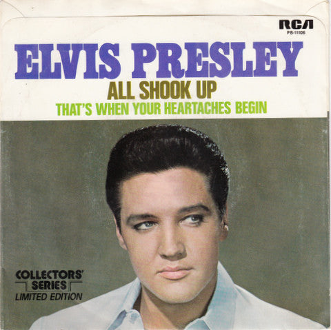 Elvis Presley With The Jordanaires : All Shook Up (7", Mono, Ltd, RE, Styrene, Ter)
