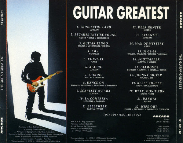 Hans Hollestelle : Guitar Greatest (CD, Album)