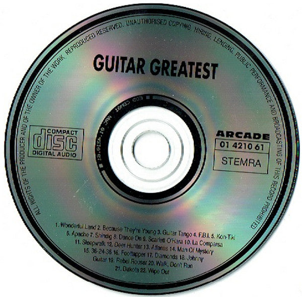 Hans Hollestelle : Guitar Greatest (CD, Album)