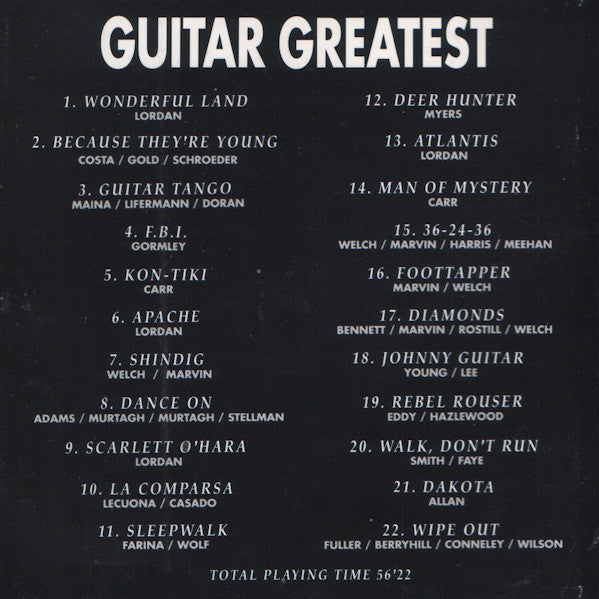 Hans Hollestelle : Guitar Greatest (CD, Album)