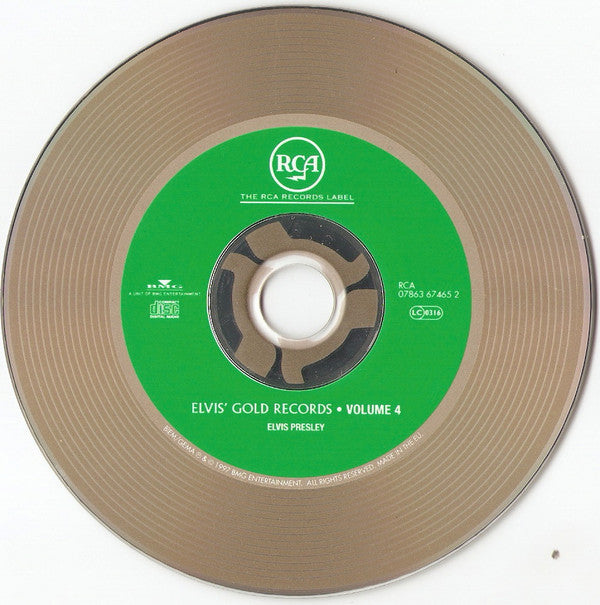 Elvis Presley : Elvis' Gold Records - Volume 4 (CD, Comp, RE, RM)