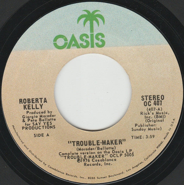 Roberta Kelly : Trouble-Maker / The Family (7", Single)