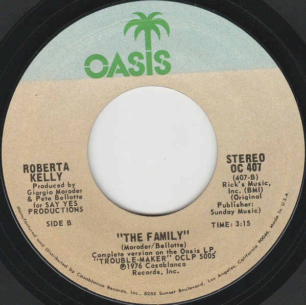 Roberta Kelly : Trouble-Maker / The Family (7", Single)