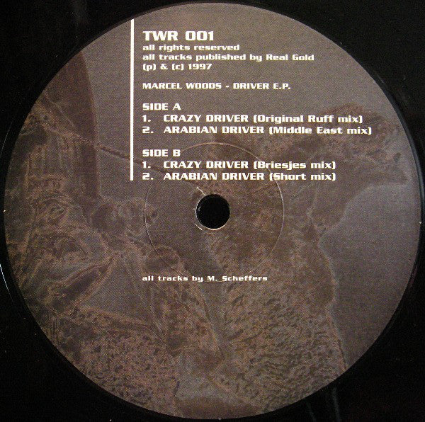 Marcel Woods : Driver E.P. (12", EP)