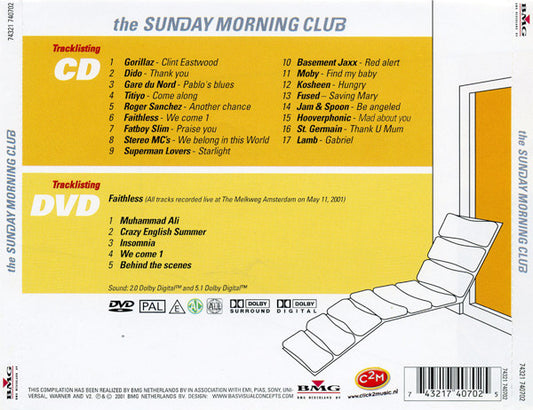 Various : The Sunday Morning Club (CD, Comp + DVD-V, PAL)