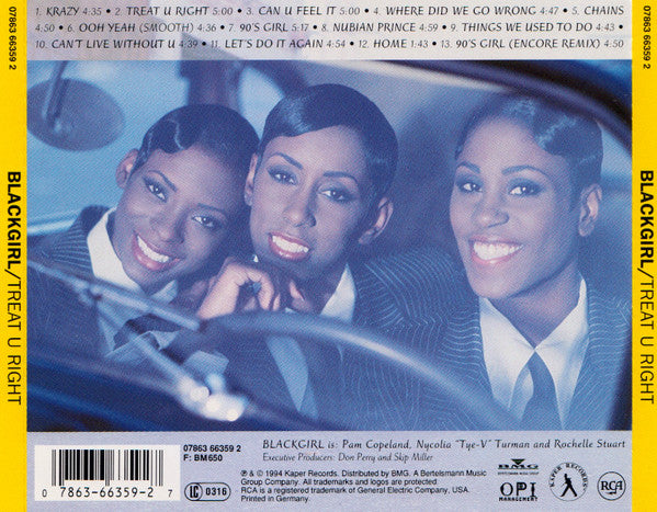 Blackgirl : Treat U Right (CD, Album)