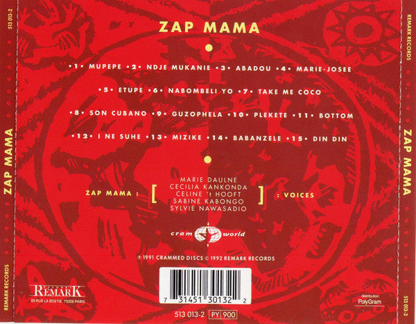 Zap Mama : Zap Mama (CD, Album)