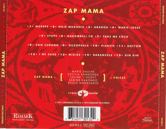 Zap Mama : Zap Mama (CD, Album)