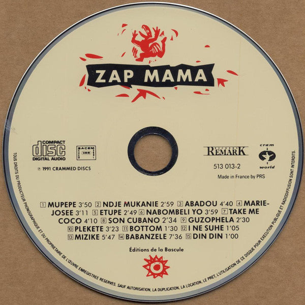 Zap Mama : Zap Mama (CD, Album)