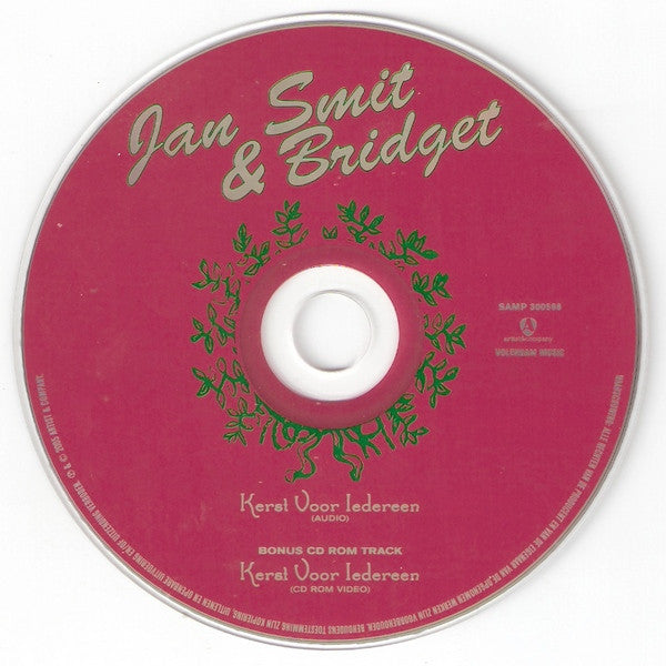 Jan Smit & Bridget Maasland : Kerst Voor Iedereen (CD, Single, Smplr)