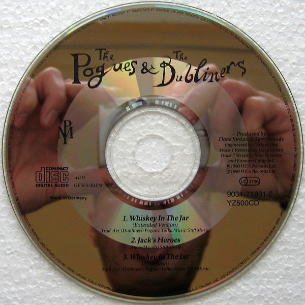 The Pogues & The Dubliners : Jack's Heroes / Whiskey In The Jar (CD, Single)