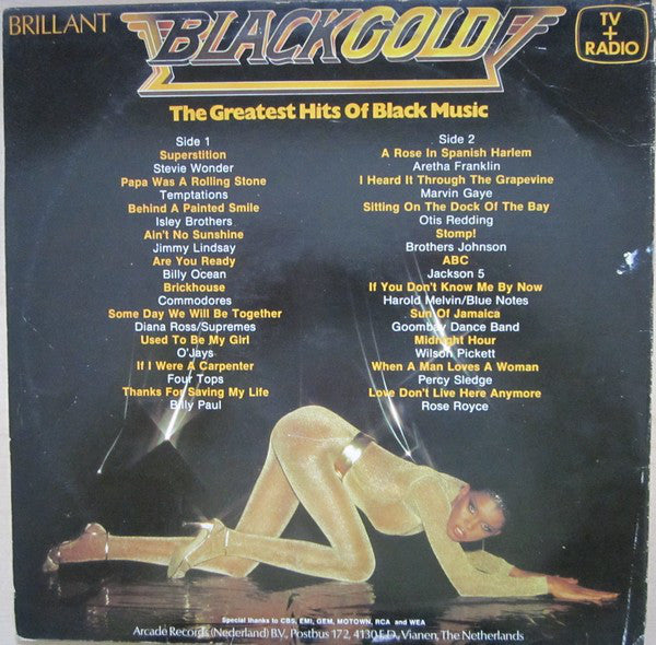 Various : Black Gold (The Greatest Hits Of Black Music) (LP, Comp)