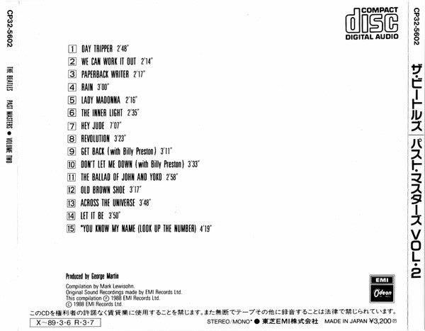 The Beatles : Past Masters • Volume Two (CD, Comp)