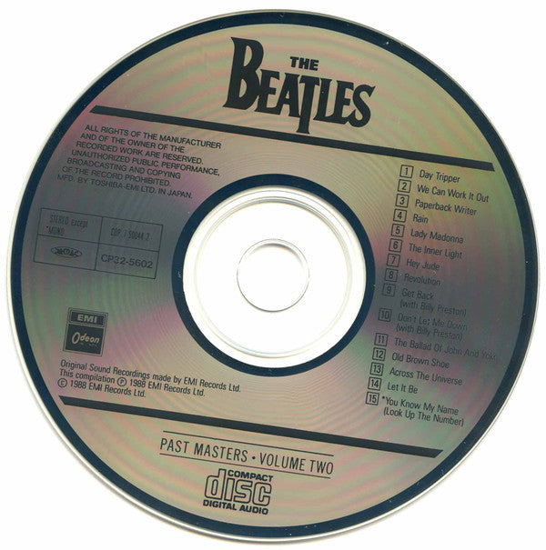 The Beatles : Past Masters • Volume Two (CD, Comp)