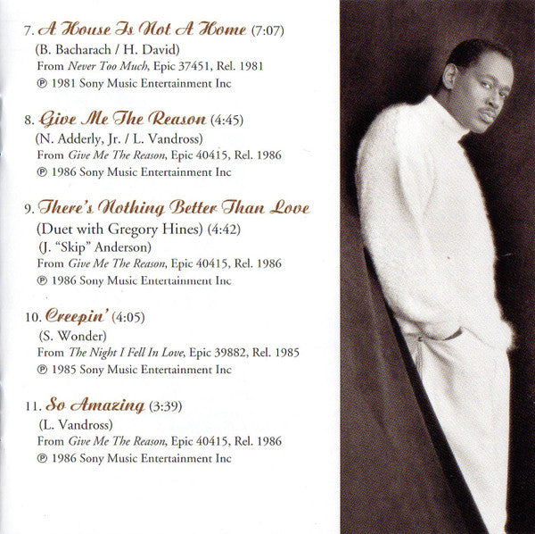 Luther Vandross : Greatest Hits (CD, Comp, RM)