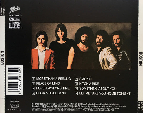 Boston : Boston (CD, Album, RE)