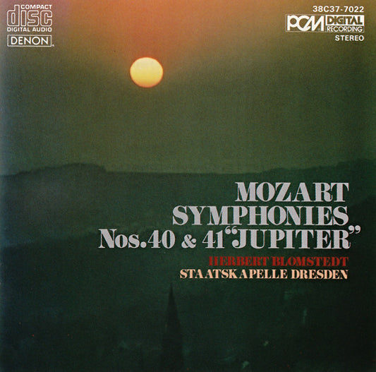 Herbert Blomstedt Conducting Staatskapelle Dresden : Wolfgang Amadeus Mozart : Symphonies Nos.40 & 41 "Jupiter" (CD)