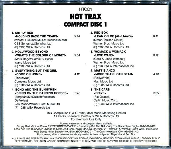 Various : Hot Trax Compact Disc 1 (CD, Comp, Promo)