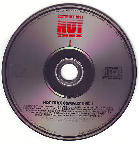 Various : Hot Trax Compact Disc 1 (CD, Comp, Promo)
