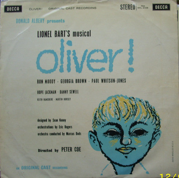 Lionel Bart - "Oliver!" Original London Cast : Oliver!  (LP, Album)