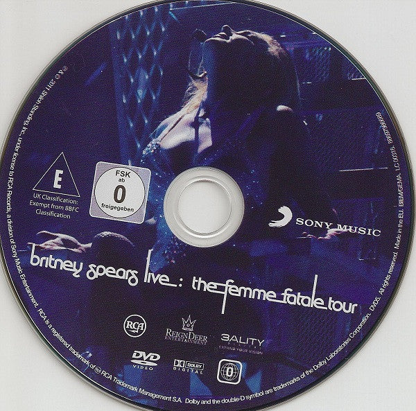 Britney Spears : Live The Femme Fatale Tour (DVD-V, Copy Prot., NTSC)