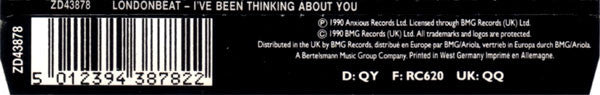Londonbeat : I've Been Thinking About You (CD, Maxi)