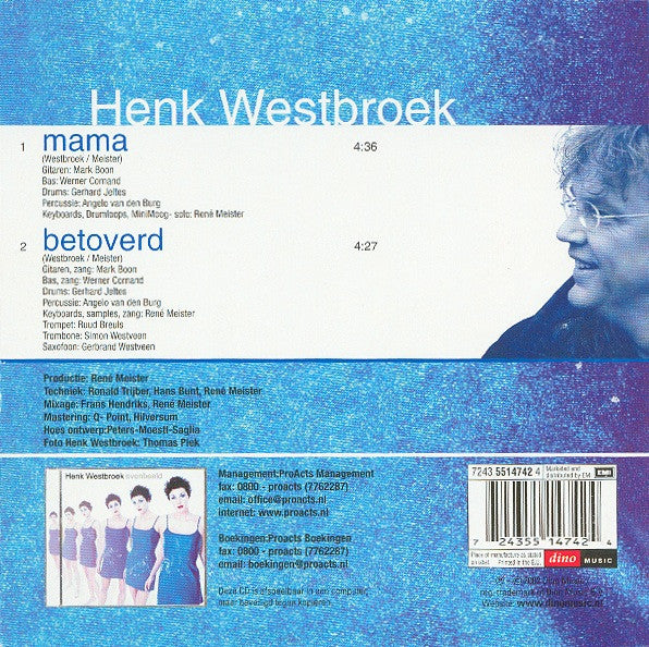 Henk Westbroek : Mama (CD, Single)