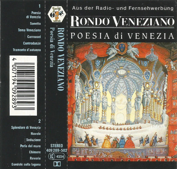 Rondo' Veneziano* : Poesia Di Venezia (Cass, Album)
