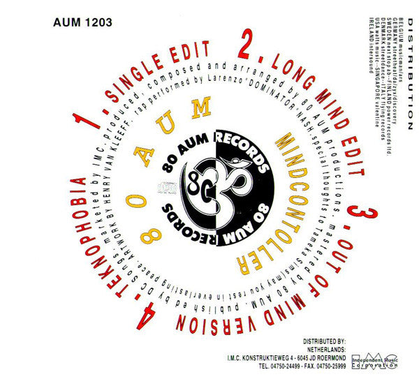80 Aum : Mindcontroller (CD, Maxi)