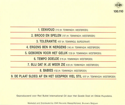 Het Goede Doel : Tempo Doeloe (CD, Album)